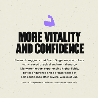 100% Black Ginger - Prestatie Boost