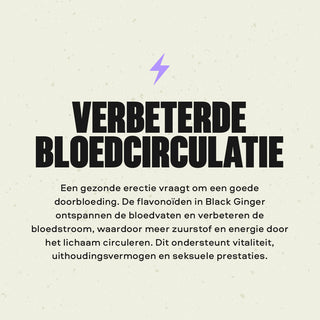 100% Black Ginger - Prestatie Boost