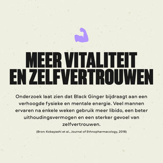 100% Black Ginger - Prestatie Boost